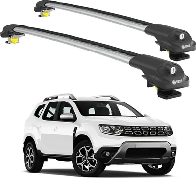 Immagine prodotto di TURTLE Portapacchi AIR-1 DACIA DUSTER HM 2018 - 2022 Barre rialzate , Argento
