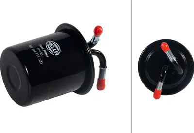 Obrázok produktu pre Palivový filter Potrubný filter Ø 85 mm HELLA pre SUBARU IMPREZA a ďalšie modely
