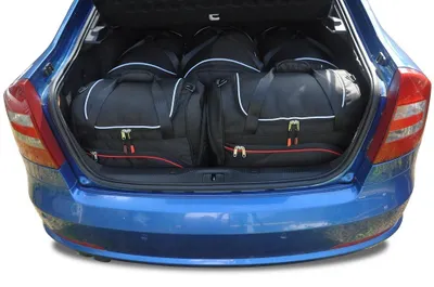 Produktbild von Skoda Octavia Hatchback 2004-2013 Kofferraumtaschen Set 5 Stk