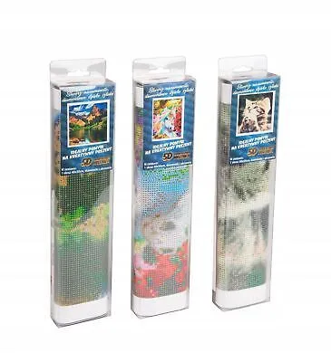 Produktbild von 40x30 cm Diamanten Malerei Zum Selbermachen DIY Diamond Painting Katze