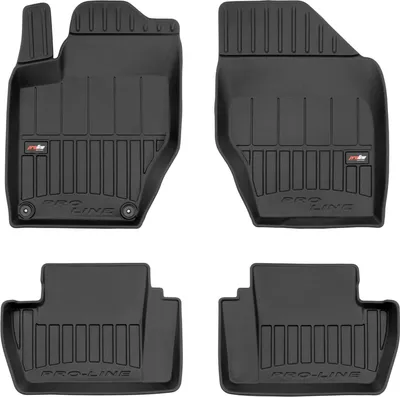 Produktbild von OMAC Gummi Fußmatten für Citroen DS4 2011-2015 Premium TPE Automatten Schwarz 4x