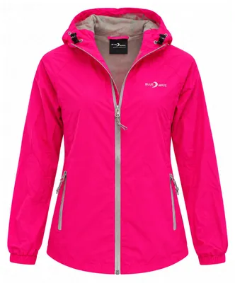 Produktbild von Blue Wave Damen Funktionsjacke Fabienne - Outdoor-Jacke Regenjacke Wander- und Fahrradjacke in Pink Größe 50