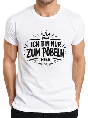 Zdjęcie produktu dla Koszulka męska, biała, rozmiar 3XL, z zabawnym napisem dla osób lubiących ironię i sarkazm. Idealna jako prezent