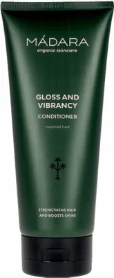 Produktbild von MÁDARA Cosmetics Gloss and Vibrancy, Frauen, Nicht-professionelle Haarspülung, normales Haar, Alle Farben, Nährend, Glanz, Glättend, Verstärkung, 200 ml
