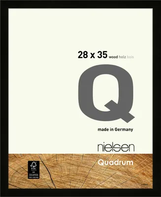 Produktbild von nielsen Holz Bilderrahmen Quadrum, 28x35 cm, Schwarz