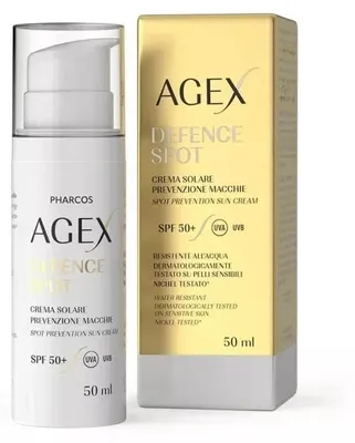 Imagen del producto de AGEX DEFENCE SPOT PHARCOS: Crema solar para prevenir manchas, 50 ml