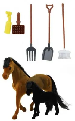 Obrázek produktu pro Hrací set HORSES kůň a poník s příslušenstvím