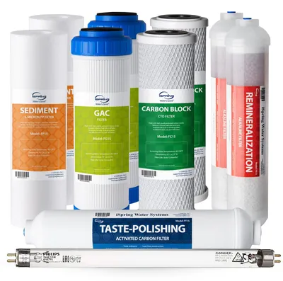Filterkartuschen-Set, 10-teilig, für 7-stufige RO-Systeme, weiß