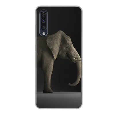 Produktbild von MuchoWow® Handyhülle Schutzhülle Hülle für Samsung Galaxy A50 Elefant - Tiere - Licht Silikon Softcase Handy Hülle - Mobiltelefonhülle