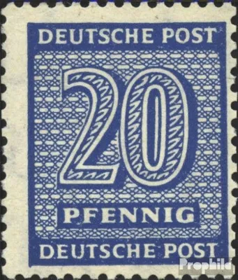 Produktbild von Briefmarken Sowjetische Zone (All.Bes.) 1945 Mi 134Y gestempelt Ziffer