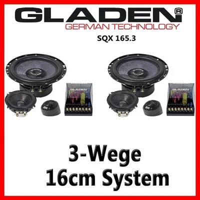 Immagine prodotto di Gladen Audio SQX 165.3 - 16,5 cm a 3 vie