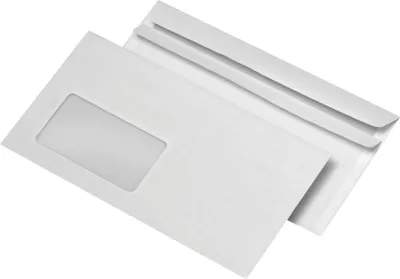 Produktbild von mayer-network 30005390 Briefhülle - DL, weiß, selbstklebend, Innendruck, 80 g/qm, 1000 Stück