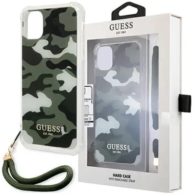 Produktbild von Guess Guhcp12Mksarka Iphone 12/12 Pro 6,1"" Zielony/Khaki Hardcase Camo Collection