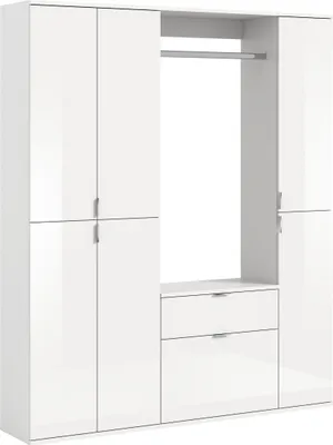 Produktbild von Garderobe Flureinrichtung Dielen-Set Garderobenschrank Flurmöbel "Paterson V"