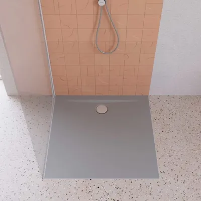Produktbild von Kaldewei SUPERPLAN ZERO 1524-5 Duschwanne 90 x 90 cm mit Secure Plus, inkl. Wannenträger extraflach