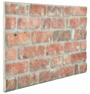 Produktbild von vidaXL Wandpaneele 10 pcs Rot 100 x 50 cm EPS-Schaum