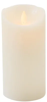 Produktbild von Anna's Collection Gefuhrte stumpfe Kerze - Elfenbein - H15 x T7,5 cm