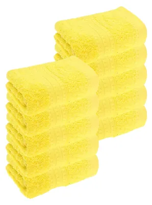 Produktbild von Gästetuch-Set, 10 Gästetücher in 32 Farben erhältlich, weich und saugstark, Citrone 30x50 cm