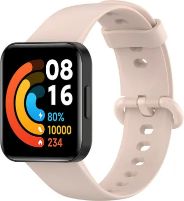 Produktbild von Strap-it Redmi Watch 2 (Lite) Silikonarmband (Rosa)