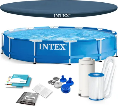 Produktbild von Rahmen-Gartenpool 366 x 76 cm 10 in 1 INTEX 28212