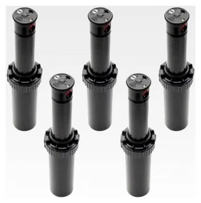 Produktbild von 5er-Pack Toro Mini-8 1/2 Sprinkler + Düsen - Turbinensprenger MINI8, Reichweite 6 bis 10,70 m, 1/2 Zoll Innengewinde