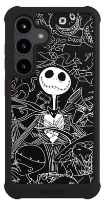 Produktbild von NIVOCASE Hülle für Samsung Galaxy S24  Stoßfeste Handyhülle NIVOmax Case Schwarz Disney Halloween Nightmare Before Christmas