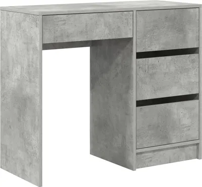 Produktbild von Möbel Grauer Schreibtisch Beton grau Beton Standard Stauraum - Schreibtische 869493