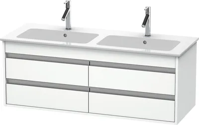 Produktbild von Waschtischunterbau KETHO 480x1270x475mm weiß matt weiß matt