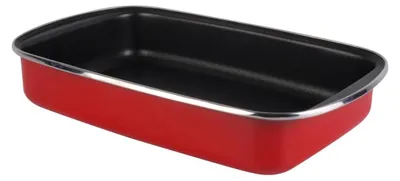 Lasagneform aus Edelstahl, Ø 40 cm, für Lasagne und Aufläufe