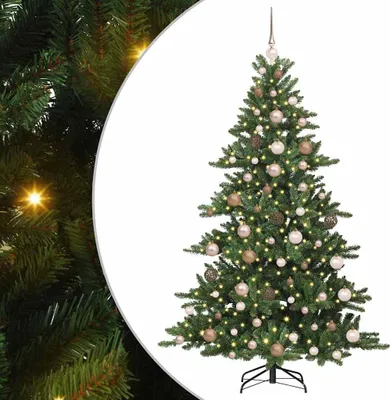 Imagen del producto de Árbol de Navidad artificial con ramas articuladas Verde 180 cm