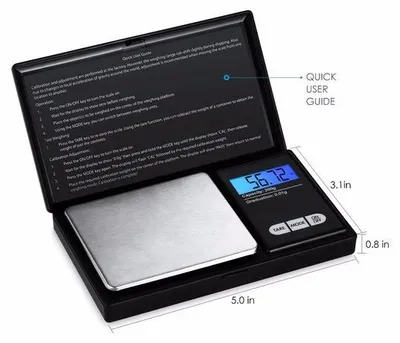 Obrázek produktu pro Váha na zlaté šperky 200 g/0,01 g – mini váha