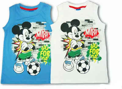Produktbild von 74007 Disney Mickey Mouse Jungen T-Shirt Blau, Größe 98 – Stylisches Mickey Mouse Design