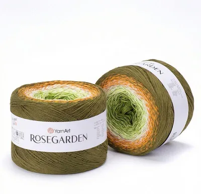 Obrázek produktu pro YarnArt Rosegarden 340 Ombre bavlněná příze 1000 m – ideální na šátky a šály