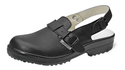 Produktbild von Abeba Sicherheitsschuhe Classic SB Clog schwarz CE SRC