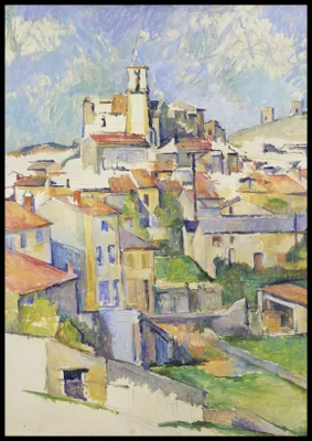Image de Affiche 70 x 100 cm Gardanne, Paul Cézanne Vintage pour le salon