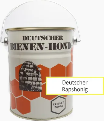Produktbild von Feiner Rapshonig vom Imker aus Neustadt (Hessen) - 2,5kg im Honig - Eimer