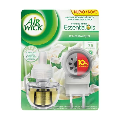 Zdjęcie produktu dla Odświeżacz powietrza Electric Complete by Air-wick #white-bouquet-19ml
