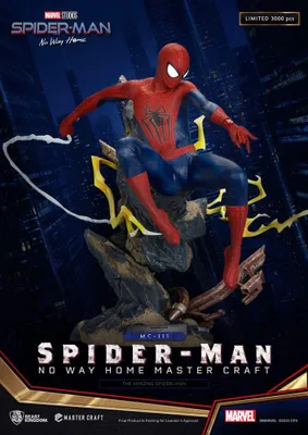Produktbild von Spider-Man: No Way Home Master Craft Statue The Amazing Spider-Man 35 cm