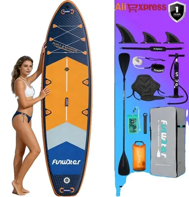 Obrázok produktu pre Nafukovacia paddleboard doska, protišmyková povrchová úprava, ľahká konštrukcia, model SUPFW43B
