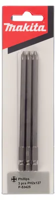 Produktbild von Makita Bit PH2x127 6 mm 3 St. - P-53425