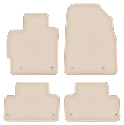 Immagine prodotto di Tappetini in velluto PREMIUM beige compatibili con Mazda CX-7 (2006-2009, SUV) – con fissaggi – su misura