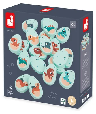 Obrázek produktu pro JANOD Dinosaurus dřevěné puzzle