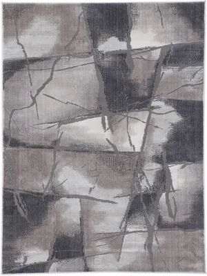 Produktbild von Marmar Sultani Teppich Grau 120x170 cm | Moderner Teppich für Wohn- und Schlafzimmer