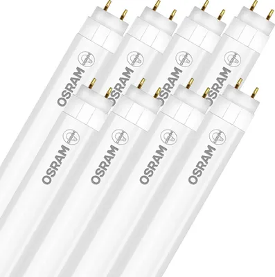 Image de 8 x Osram LED Tube SubstiTube STAR UN T8 60cm 8W/830 G13 720lm blanc chaud 3000K EVG & KVG