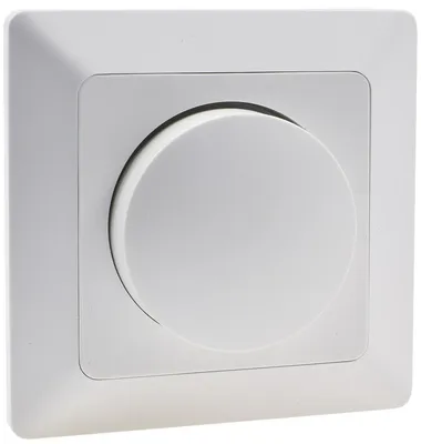 Image de MILOS variateur pour lampes LED blanc mat 250V~/ 3-60W incl. cadre UP