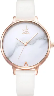 Produktbild von Stylische Damenarmbanduhr japanischem Quarzwerk ultraflach minimalistisches Design bequemes Lederarmband perfekt für jeden Anlass Modebewusste Frauen