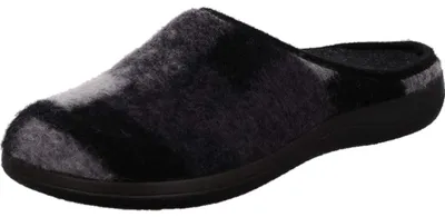 Produktbild von Rohde Damen Hausschuhe Filz Pantoffeln Bari 4838, Größe:42 EU, Farbe:Schwarz