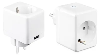 Immagine prodotto di V-TAC Smart Home VT-5002 Mini presa di corrente Wi-Fi Spina EU + USB port gestione remota da smartphone - sku 8416