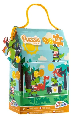 Produktbild von GRAFIX Puzzle Dinosauř í oslava 30 dílků