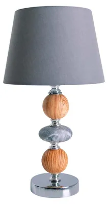 Zdjęcie produktu dla Araga lampa stołowa E14 Ø20cm szara